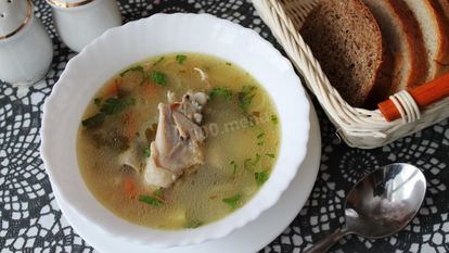 Рецепт Куриного супа с овсянкой