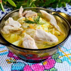 Рецепт Куриного супа с вермишелью и картошкой