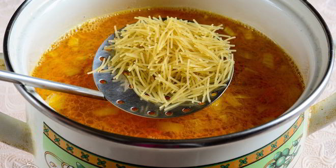 Рецепт куриного супа с вермишелью и картошкой