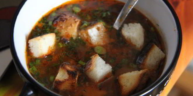 Рецепт куриного томатного супа с перцем и кукурузой