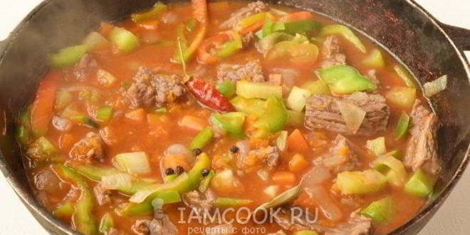 Рецепт лагмана с говядиной