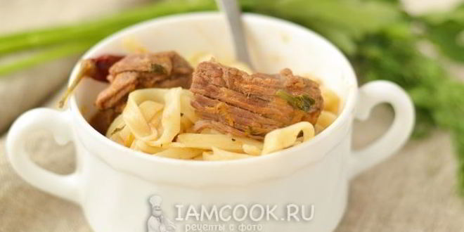 Рецепт лагмана с говядиной