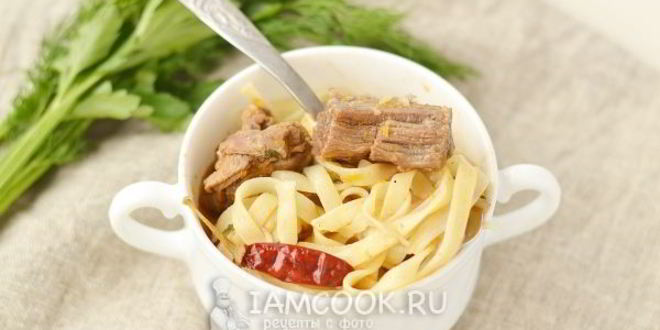 Рецепт лагмана с говядиной