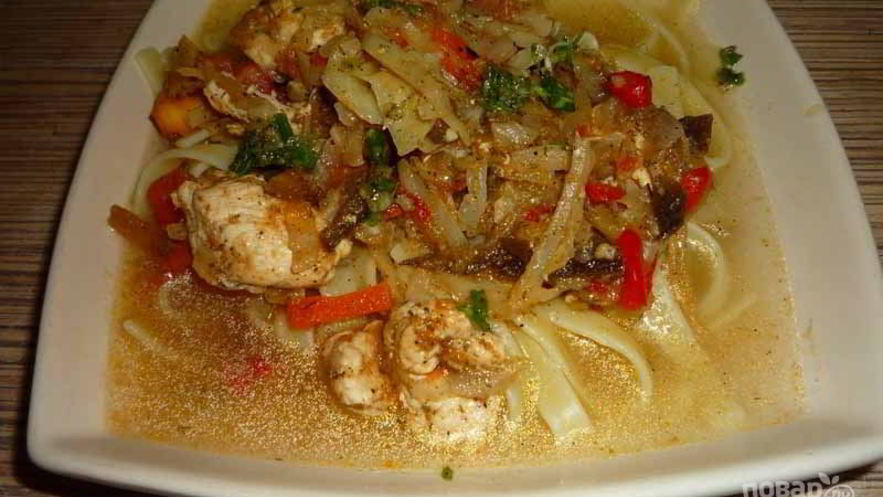 Рецепт лагмана с курицей