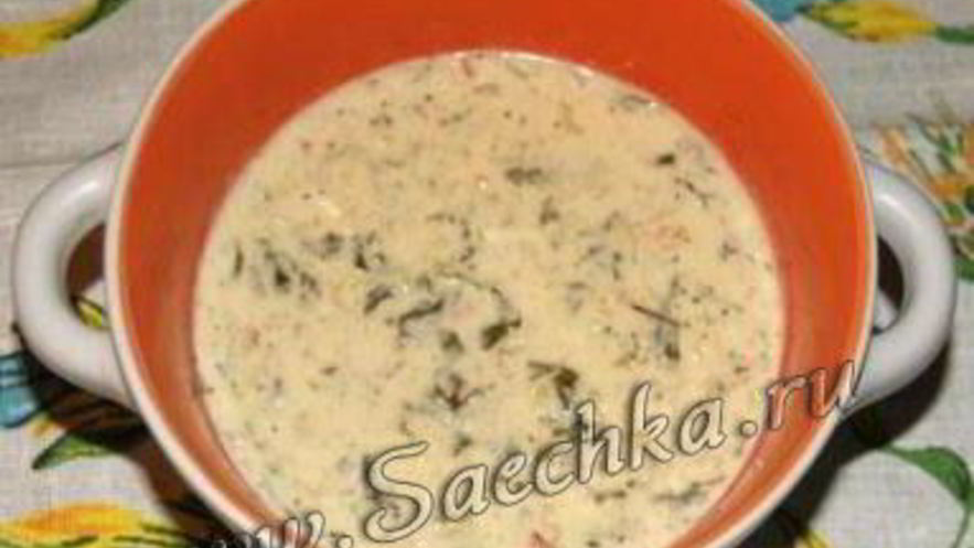 Рецепт супа молочного с овощами