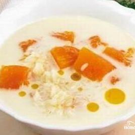 Рецепт Супа молочного с тыквой