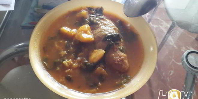 Рецепт мясных куббэ в кислом супе