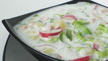 Рецепт Окрошки без картошки