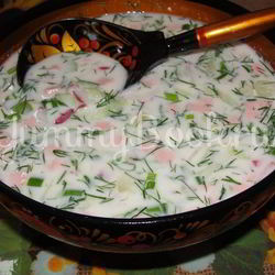 Рецепт Окрошки без кваса