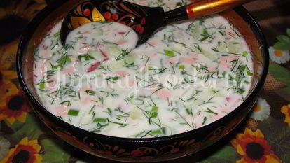 Рецепт Окрошки без кваса