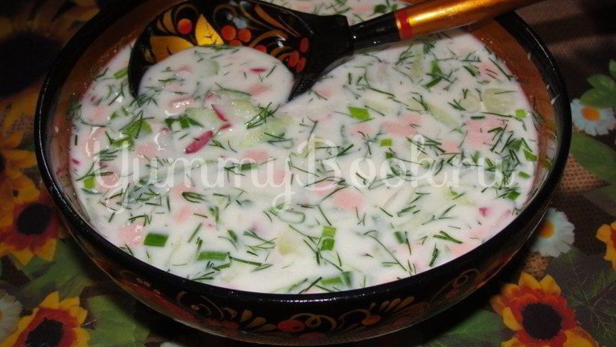 Рецепт окрошки без кваса