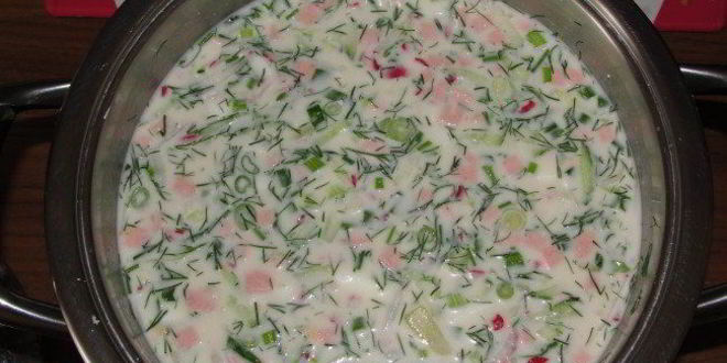 Рецепт окрошки без кваса