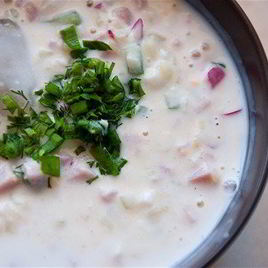 Рецепт Окрошки кефирной