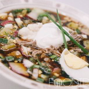 Рецепт Окрошки мясной