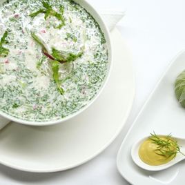 Рецепт Окрошки на айране