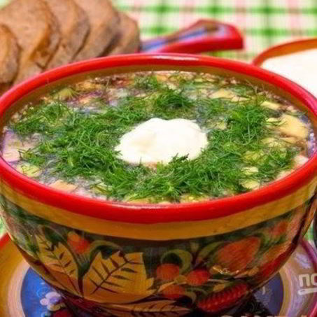 Рецепт Окрошки на квасе с колбасой