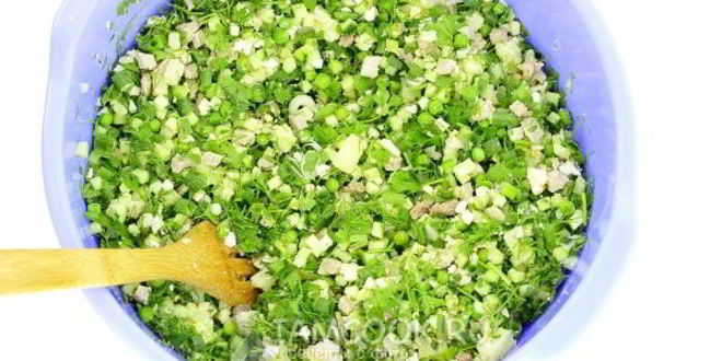 Рецепт окрошки на майонезе