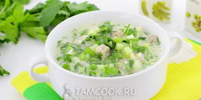 Рецепт окрошки на майонезе