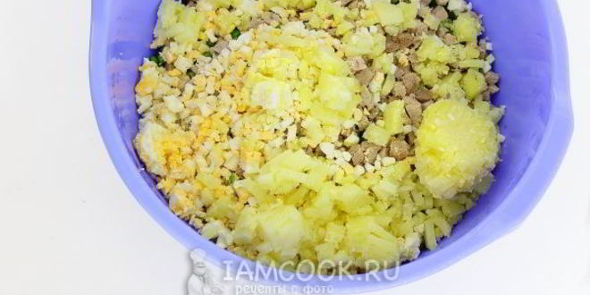 Рецепт окрошки на майонезе