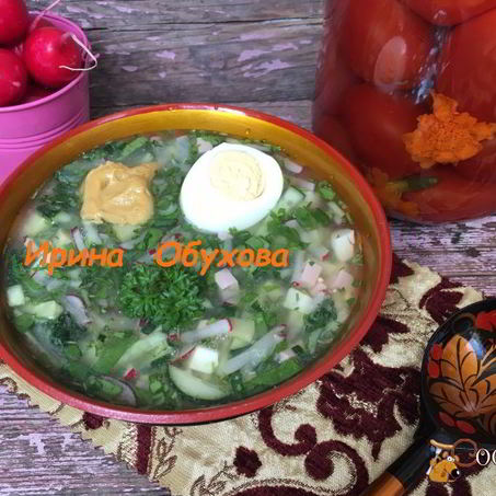 Рецепт Окрошки на рассоле