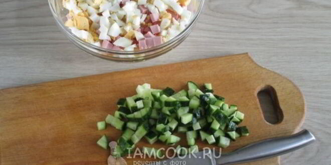 Рецепт окрошки на воде с майонезом и уксусом