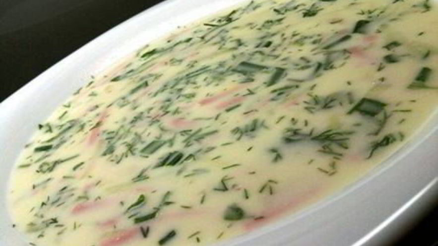 Рецепт окрошки на воде с майонезом