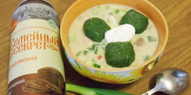 Рецепт окрошки острой