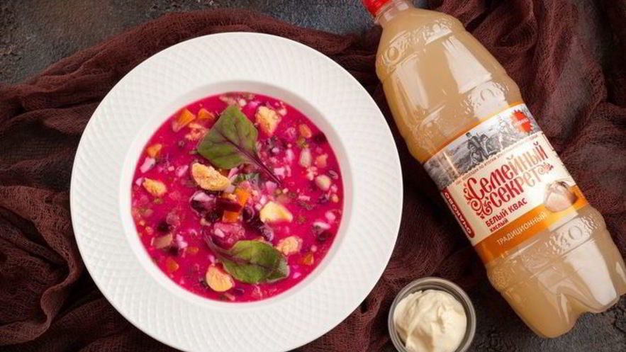 Рецепт окрошки овощной