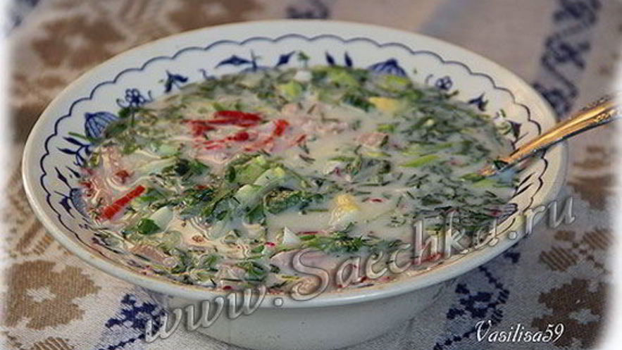 Рецепт окрошки по дюкану