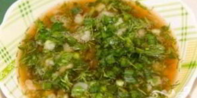 Рецепт окрошки постной