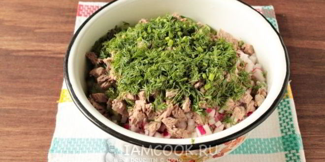 Рецепт окрошки с говядиной