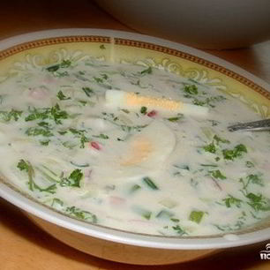 Рецепт Окрошки с хреном