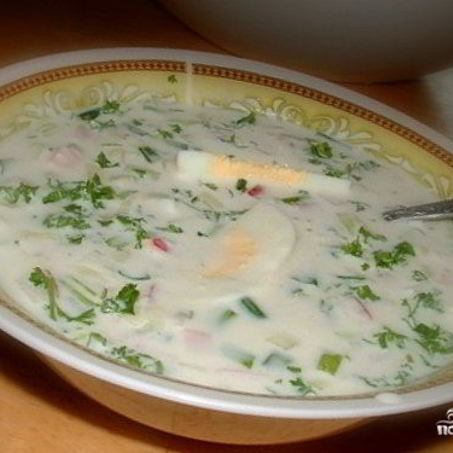 Рецепт Окрошки с хреном