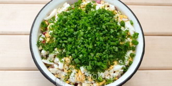 Рецепт окрошки с крабовыми палочками