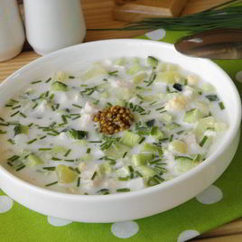 Рецепт Окрошки с курицей