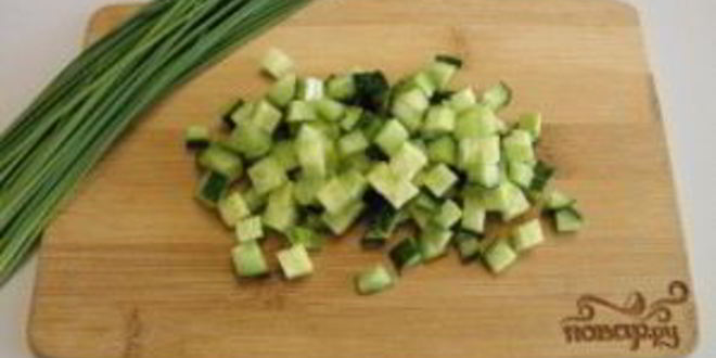 Рецепт окрошки с курицей