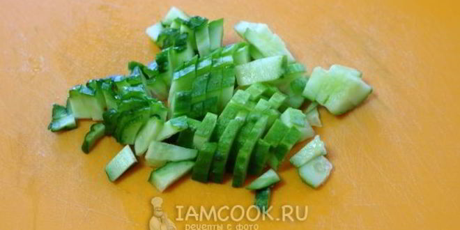 Рецепт окрошки с зеленым горошком