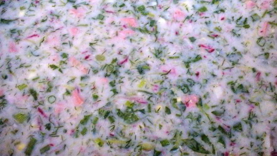 Рецепт окрошки туркменской