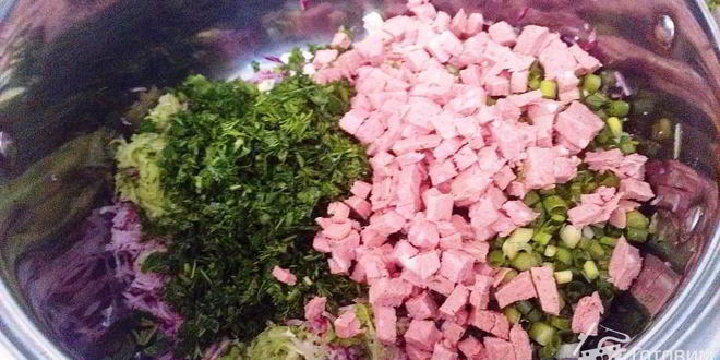 Рецепт окрошки туркменской