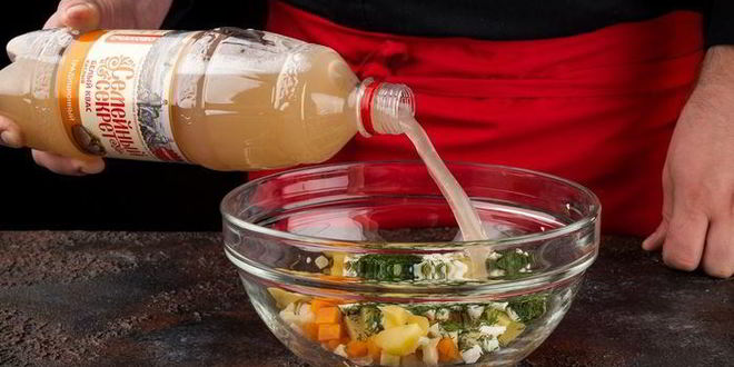 Рецепт окрошки уральской