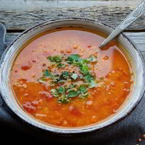 Чечевичный овощной суп