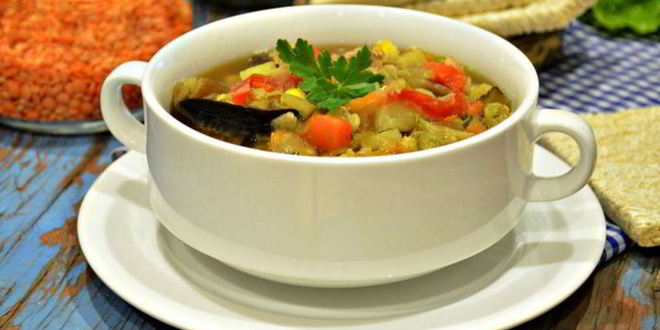 Рецепт густого овощной суп