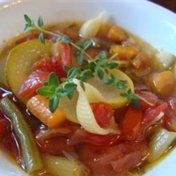 Рецепт Классического супа Минестроне без мяса