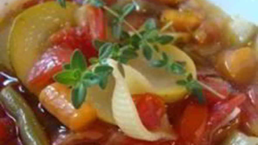 Рецепт классического супа минестроне без мяса