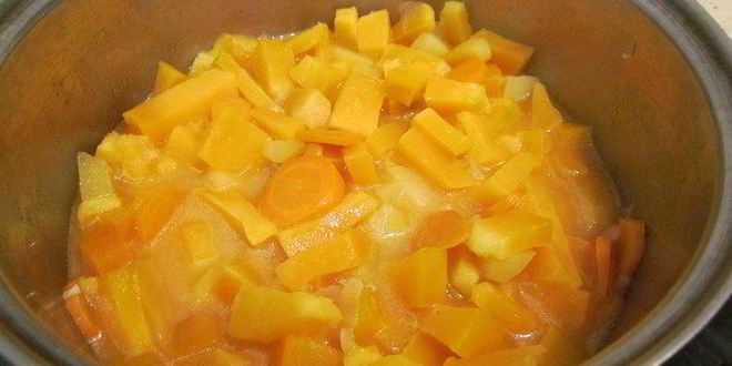 Рецепт крема-супа сырно-овощного