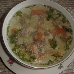 Рецепт Куриного-овощного суп по-мекскански