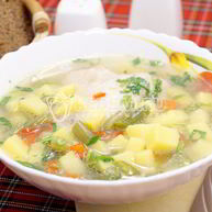 Рецепт Куриного супа с овощами и фасолью