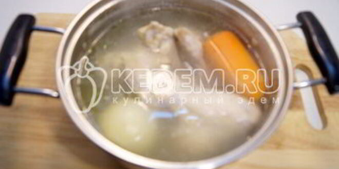 Рецепт куриного супа с овощами и фасолью