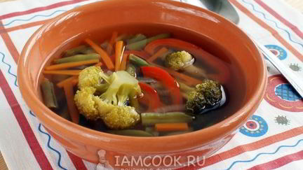 Рецепт Легкого овощной суп