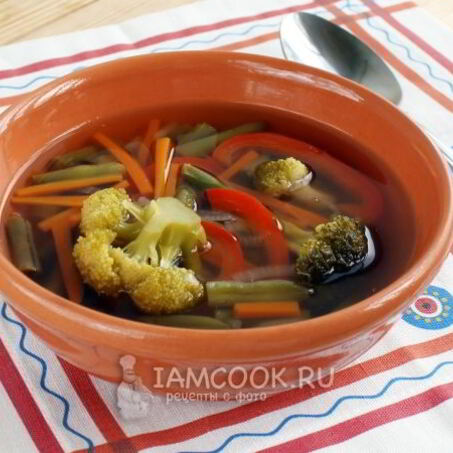 Рецепт Легкого овощной суп